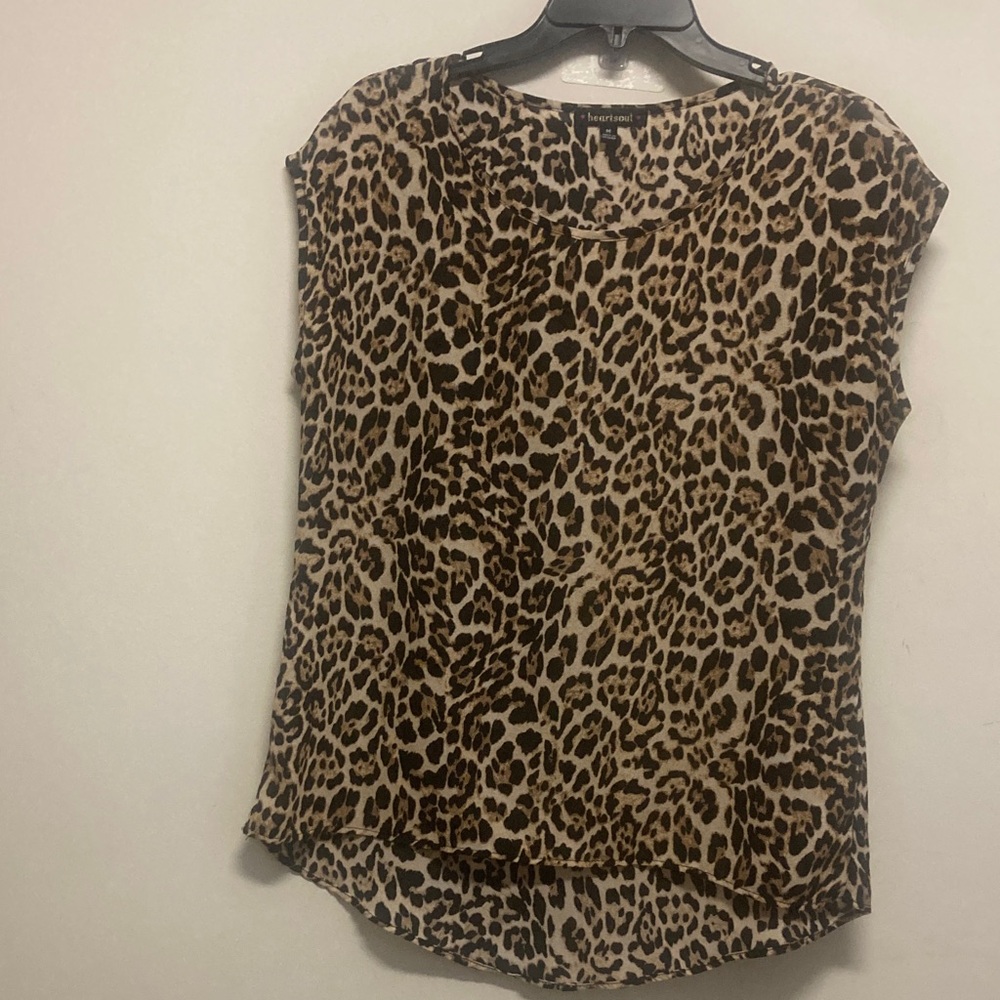 HEARTSOUL/Leopard Print Blouse